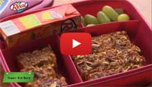 Lunch Box Recipes - Healthy Snack Bars Recipe
