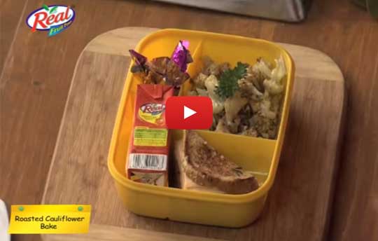 Lunch Box Recipes - Baked Cauliflower Recipe
