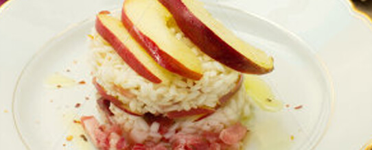 Healthy Recipes: Timbale with Apple slices Recipe